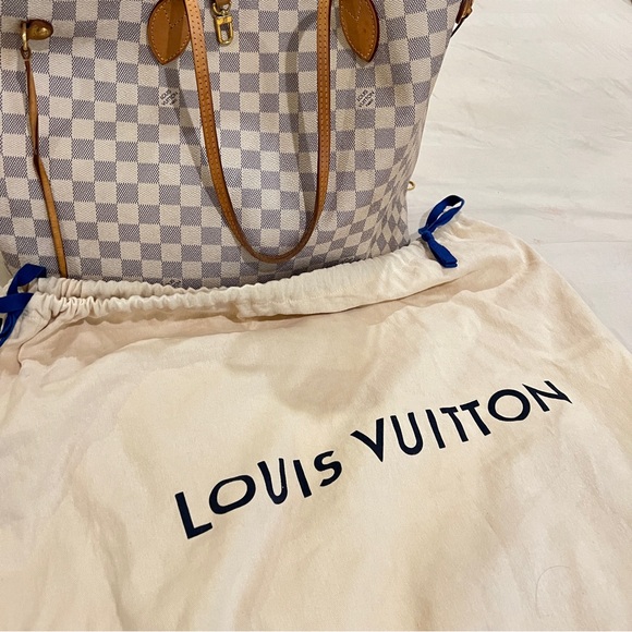 Authentic Louis Vuitton Neverfull GM Damier Tote Bag w/ Dust Bag - Picture 7 of 13
